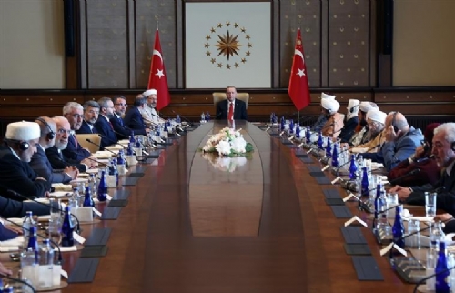 Cumhurbaşkanı Erdoğan, Müslüman Alimler Heyeti’ni kabul etti