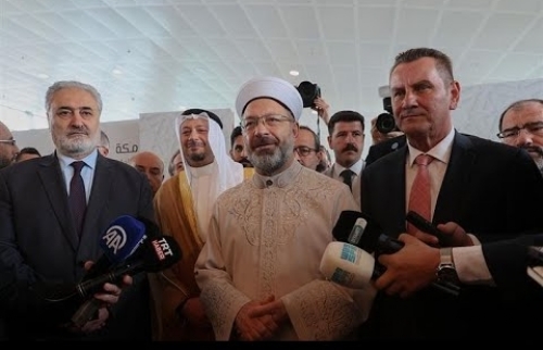 Diyanet İşleri Başkanı Erbaş Mekke Yolu projesini yerinde ziyaret etti