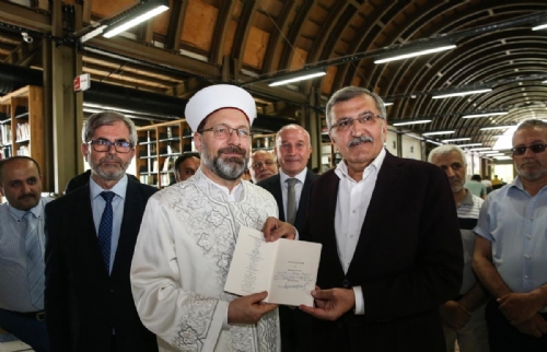 Diyanet İşleri Başkanı Prof. Dr. Ali Erbaş, Merkezefendi Millet Kıraathanesi'ni ziyaret etti