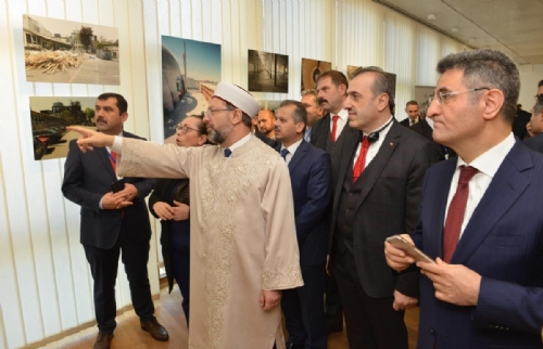 Diyanet İşleri Başkanı Prof. Dr. Ali Erbaş, ''Dünden Bugüne'' Adlı Fotoğraf Sergisini Açtı