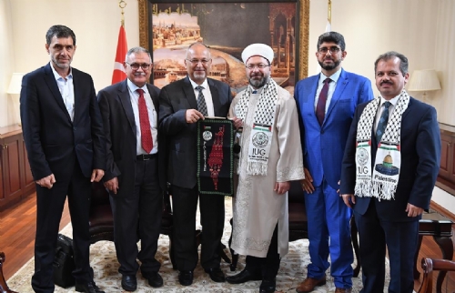 Diyanet İşleri Başkanı Prof. Dr. Ali Erbaş, 'Filistin, Her Birimizin Yüreğinin Bir Parçasıdır'