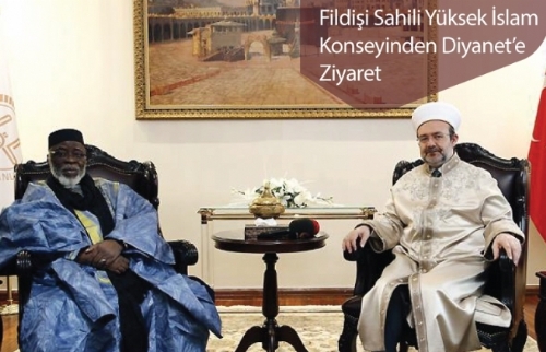 Fildişi Sahili Yüksek İslam Konseyi’nden Diyanet’e Ziyaret