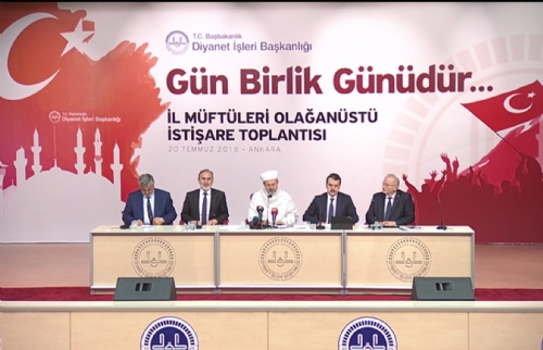 İl Müftüleri Olağanüstü İstişare Toplantısı