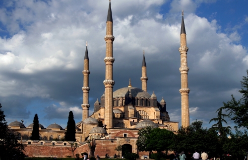 Selimiye Camii'nde Yenileme Çalışması