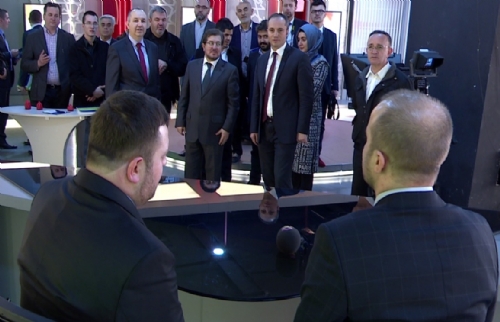 Slovenya Diyanet İşleri Başkanı Diyanet TV’yi Ziyaret Etti