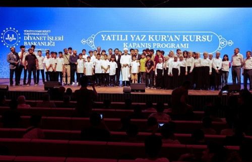 “Yatılı Yaz Kur’an Kursları Kapanış Programı” İstanbul’da yapıldı