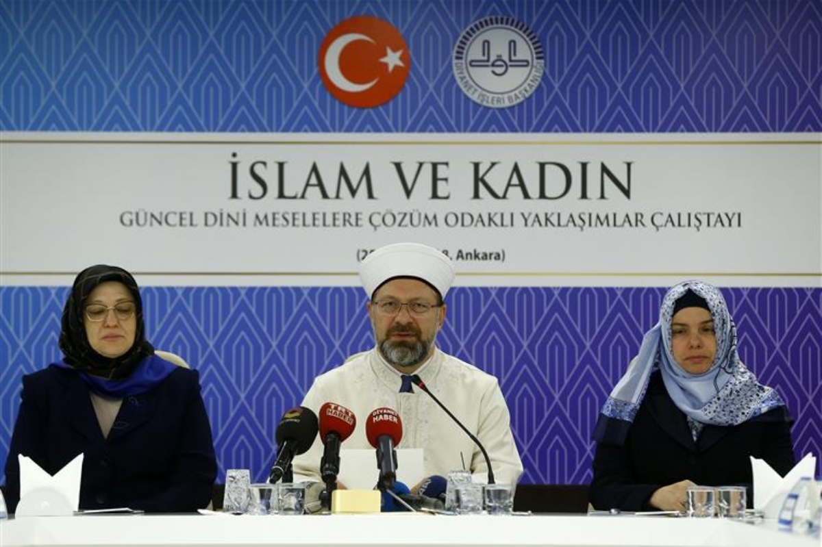 Diyanet İşleri Başkanı Prof. Dr. Ali Erbaş, 'İslam ve Kadın' Çalıştayının Açılışına Katıldı