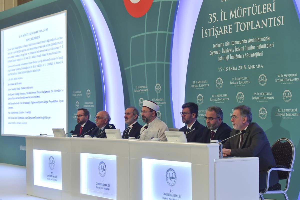 35. İl Müftüleri İstişare Toplantısı Sonuç Bildirgesiyle Sona Erdi