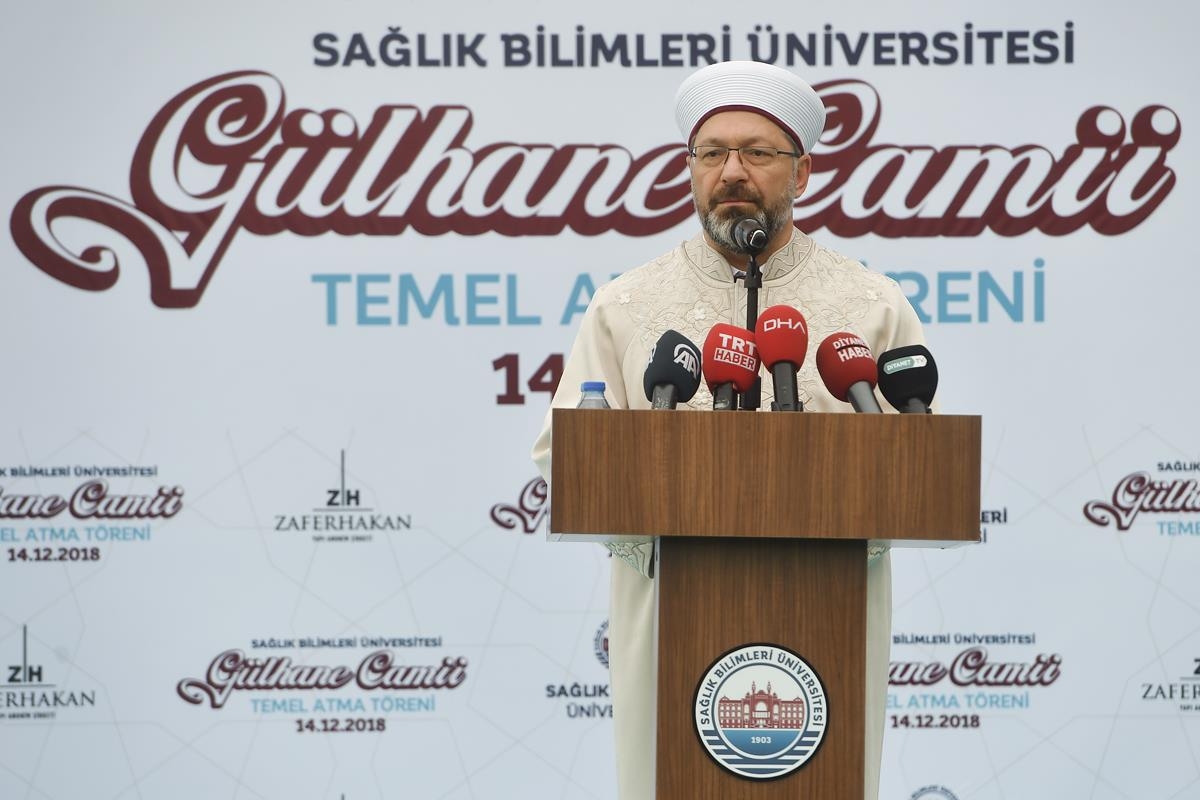 Sağlık Bilimleri Üniversitesi Gülhane Camii’nin Temeli Dualarla Atıldı