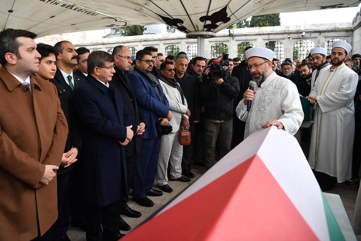 Filistin'in İstanbul Başkonsolosu Hatip Son Yolculuğuna Uğurlandı