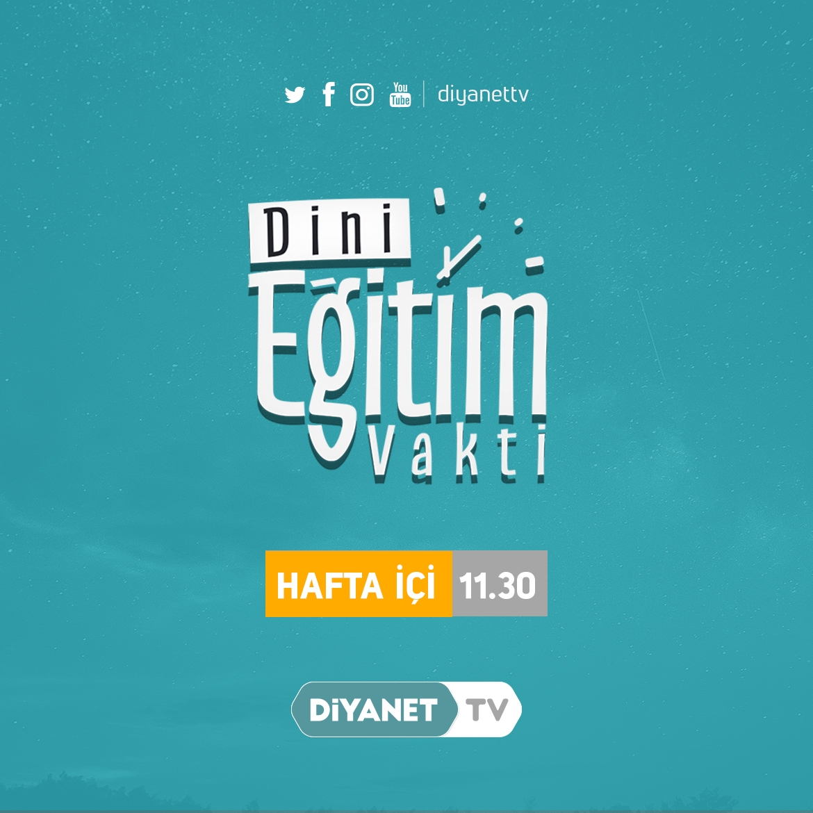 Diyanet TV’den yepyeni bir program: “Dini Eğitim Vakti”