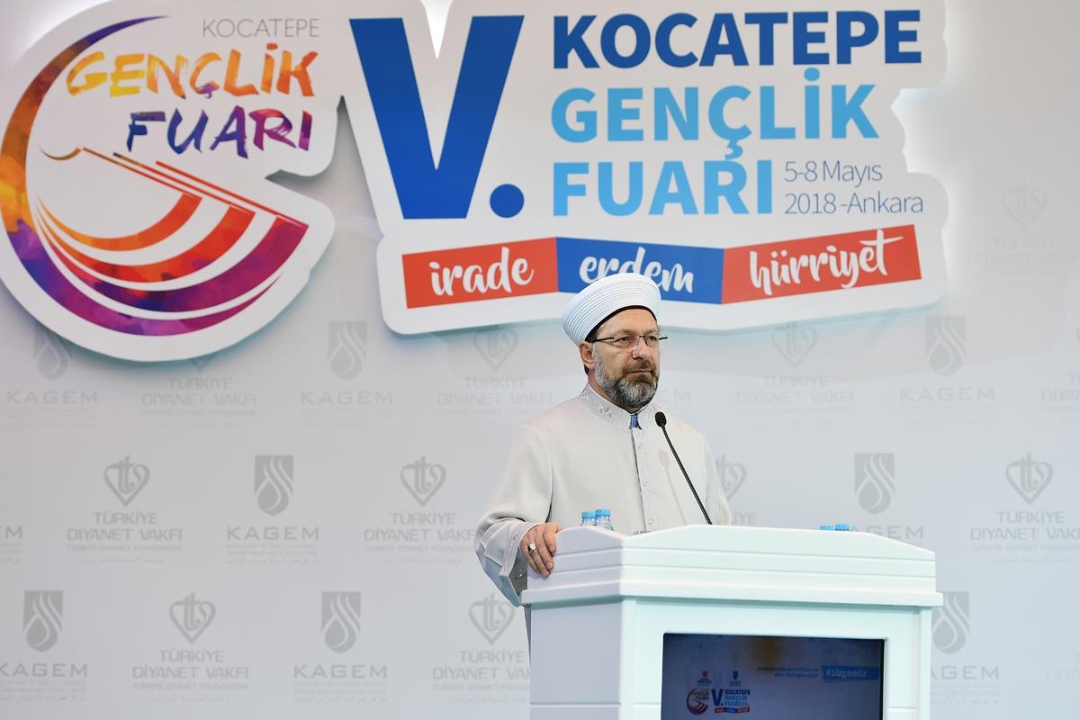 5. Kocatepe Gençlik Fuarı Açıldı Diyanet İşleri Başkanı Prof. Dr. Ali Erbaş Tarafından Açıldı