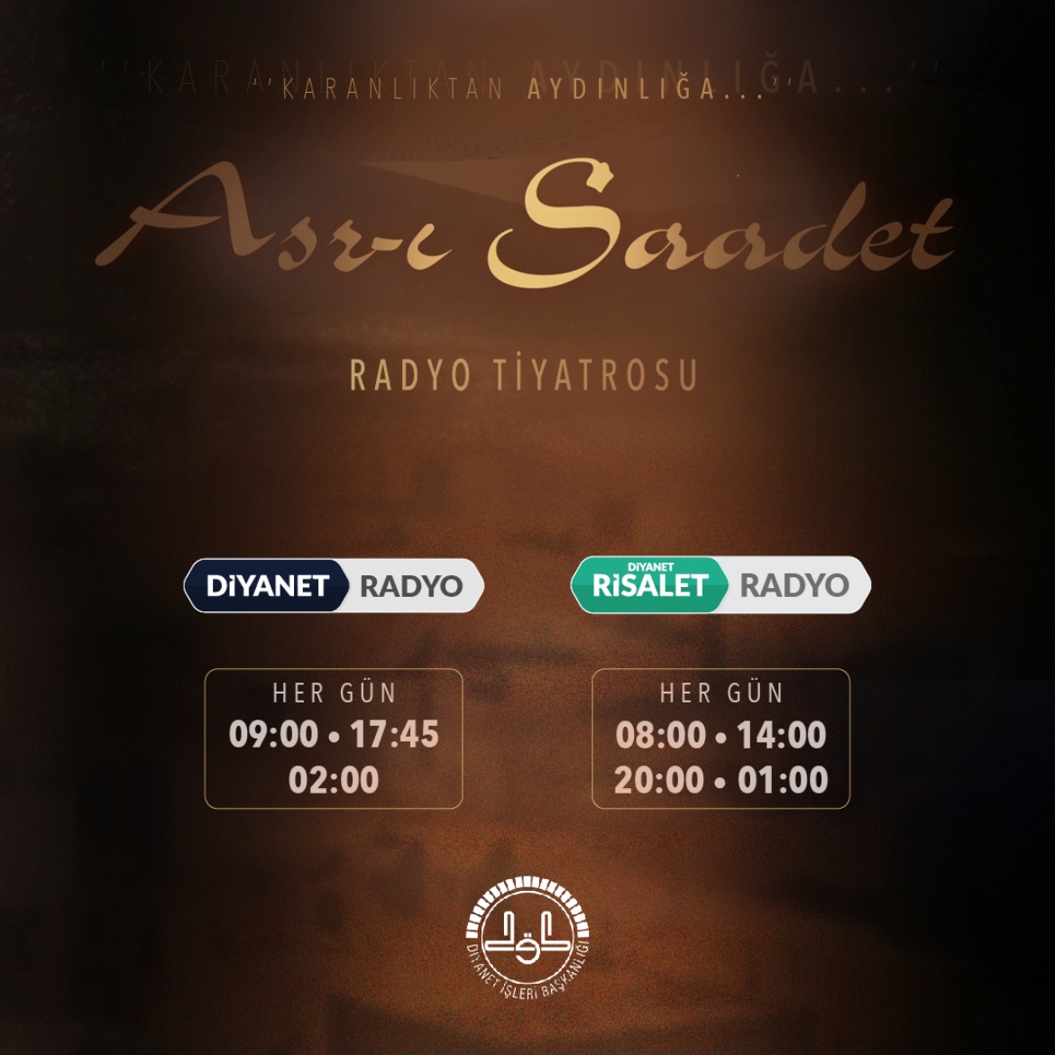 “Karanlıktan Aydınlığa Asr-ı Saadet” radyo tiyatrosu dinleyiciyle buluştu
