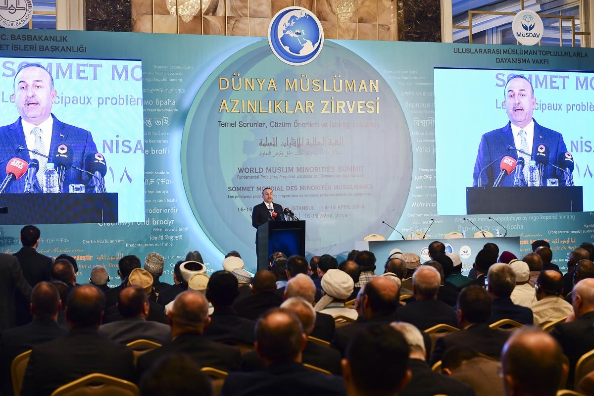 Dışişleri Bakanı Çavuşoğlu, Dünya Müslüman Azınlıklar Zirvesi'ne Katıldı