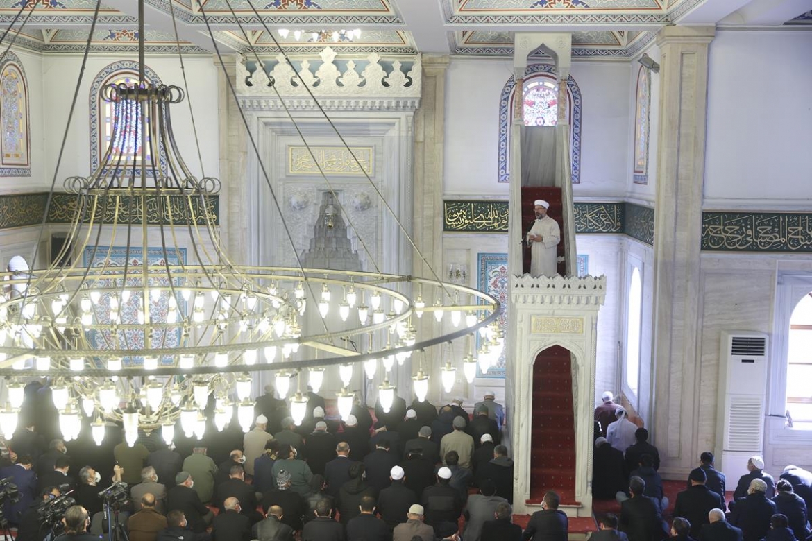 Diyanet İşleri Başkanı Erbaş, Konya’da hutbe irad etti