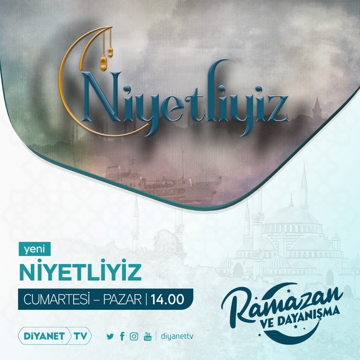 Ramazan'da yepyeni bir program başlıyor: 'Niyetliyiz'