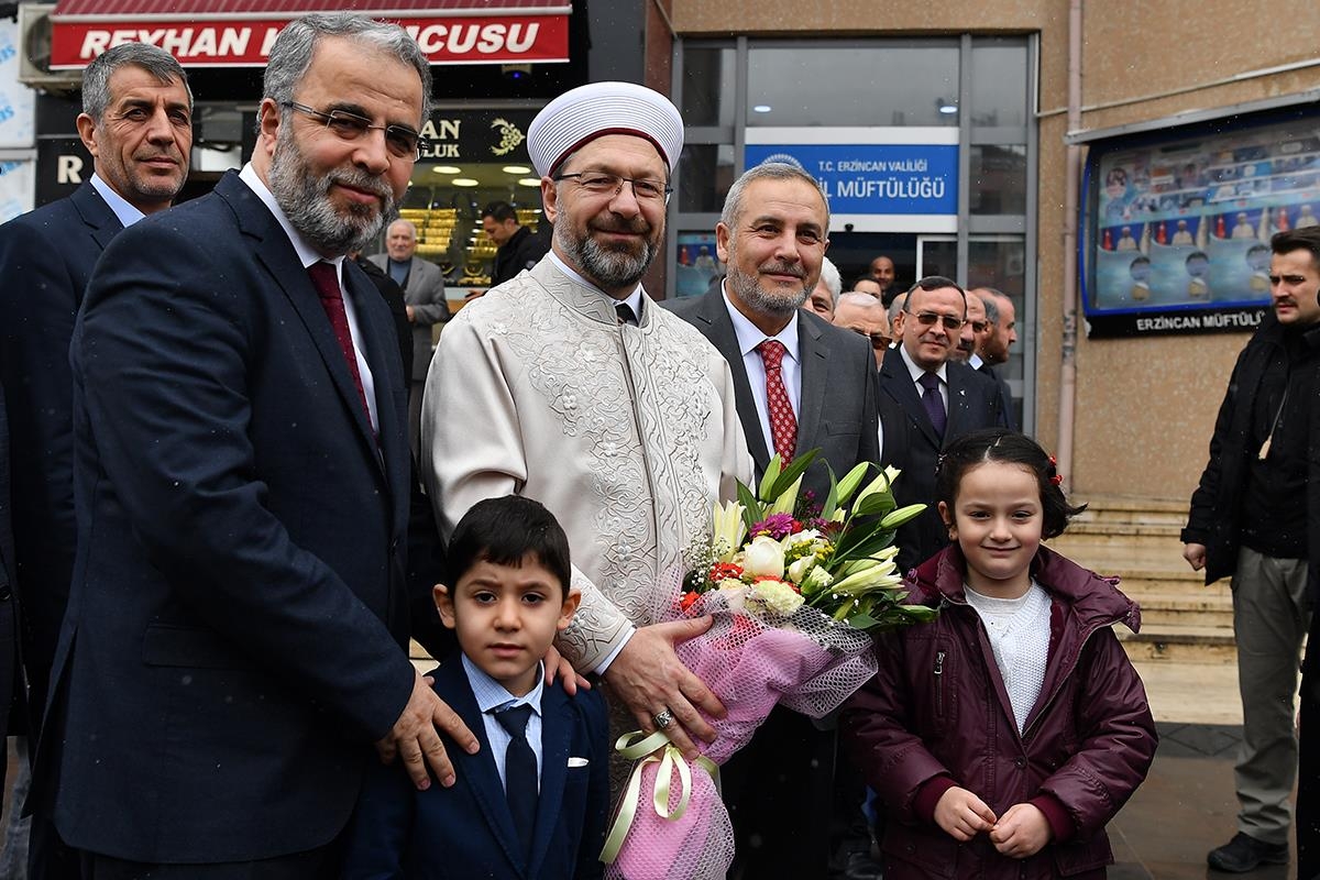 Diyanet İşleri Başkanı Prof. Dr. Ali Erbaş, Erzincan’da