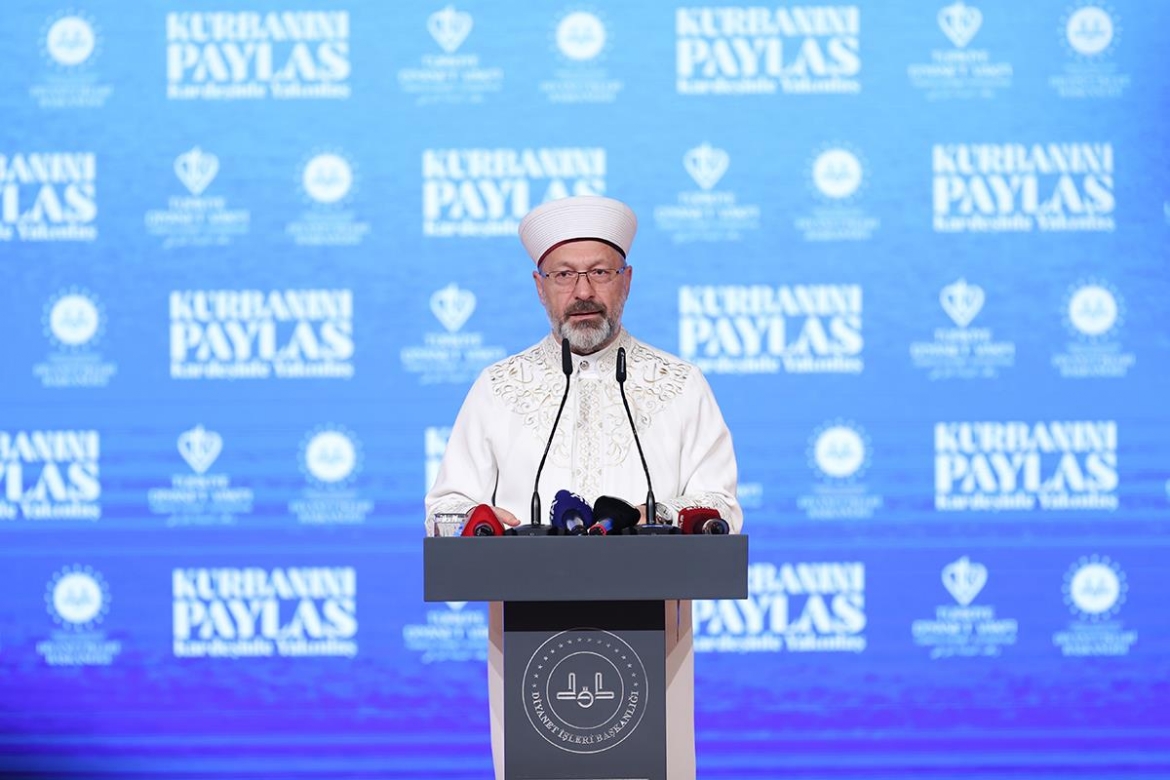 Diyanet İşleri Başkanı Erbaş 2025 yılı vekalet yoluyla kurban kesim bedellerini açıkladı