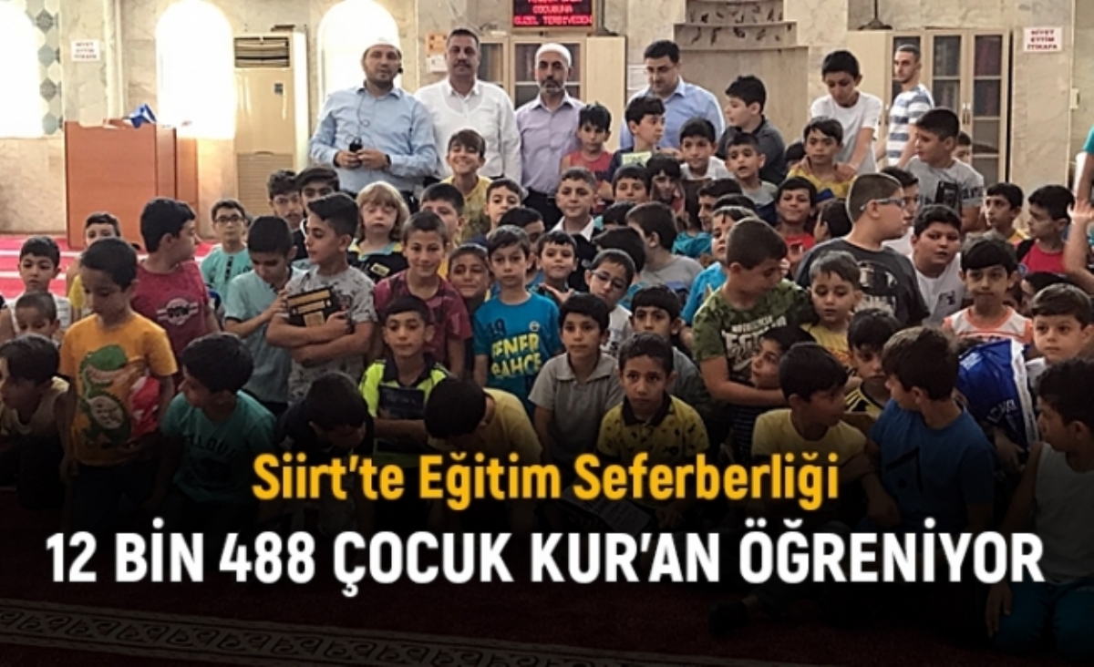 Siirt'te Eğitim Seferberliği