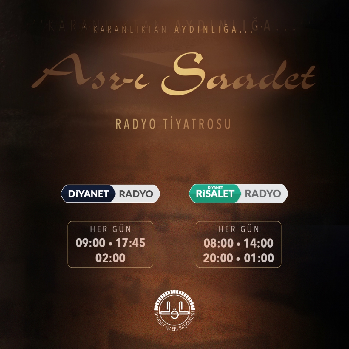  “Karanlıktan Aydınlığa Asr-ı Saadet” Radyo Tiyatrosu'na büyük ilgi…