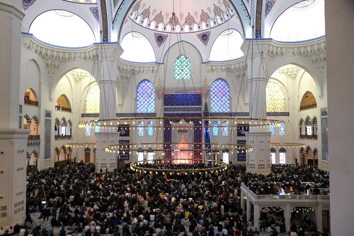  Diyanet İşleri Başkanı Erbaş İstanbul Büyük Çamlıca Camii’nde bayram hutbesi irad etti
