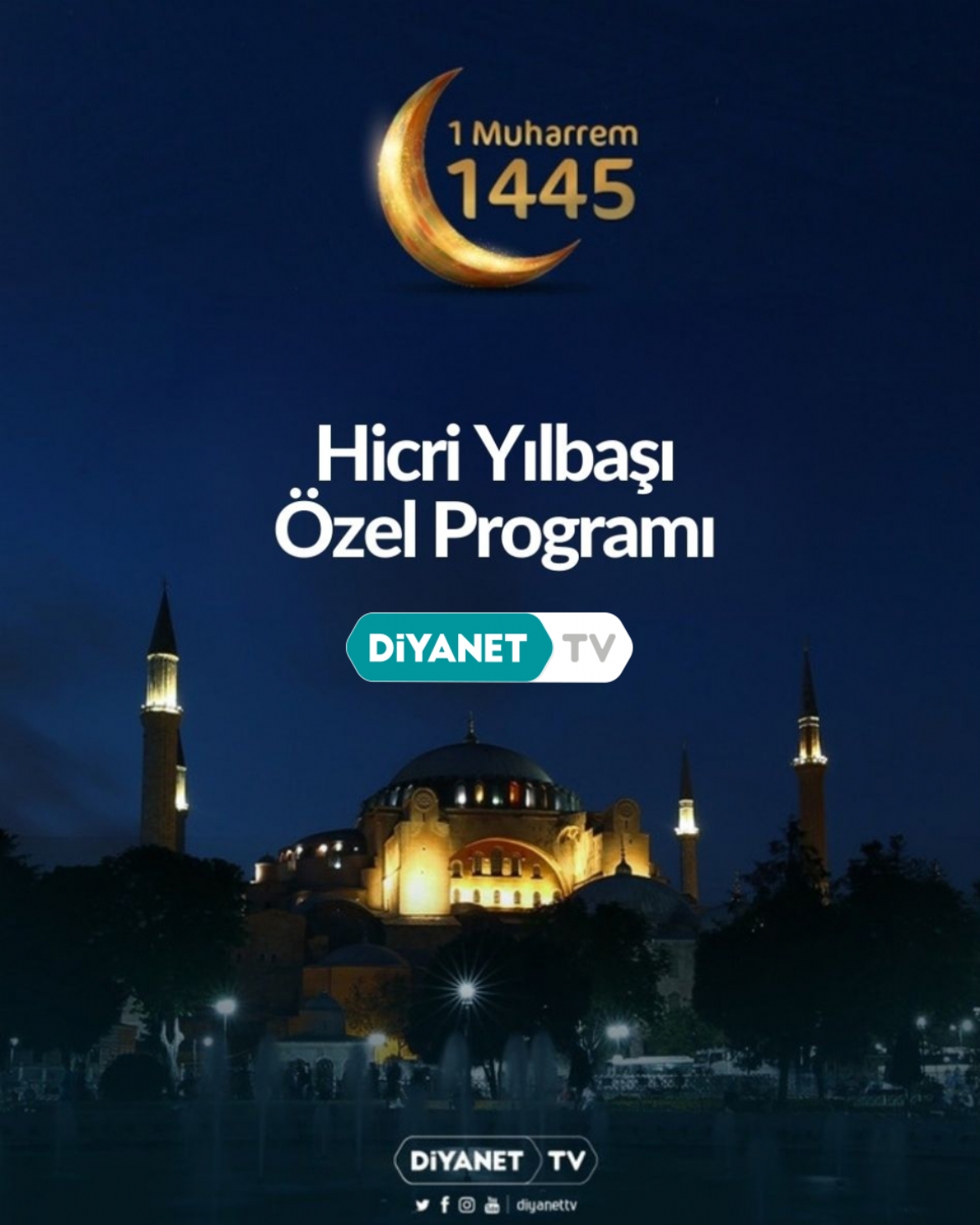 Hicri yeni yıl programı Diyanet TV'de...