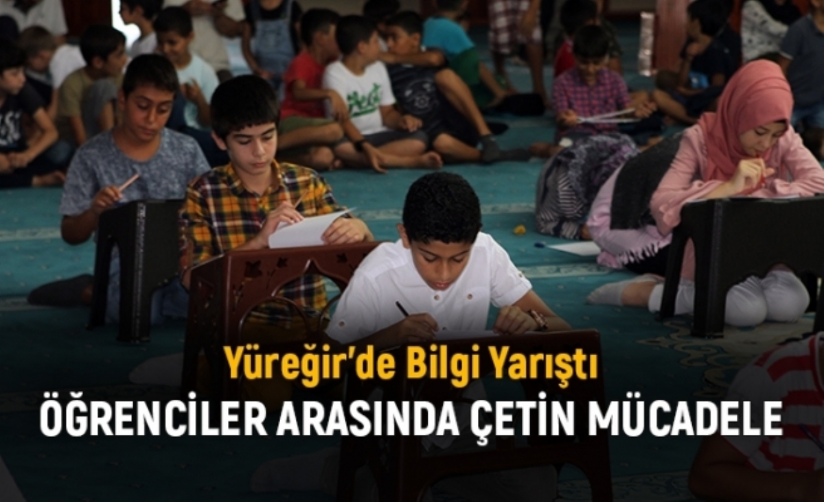 Yüreğir Müftülüğü, Yaz Kur’an Kursları Arasında Bilgi Yarışması Düzenledi  