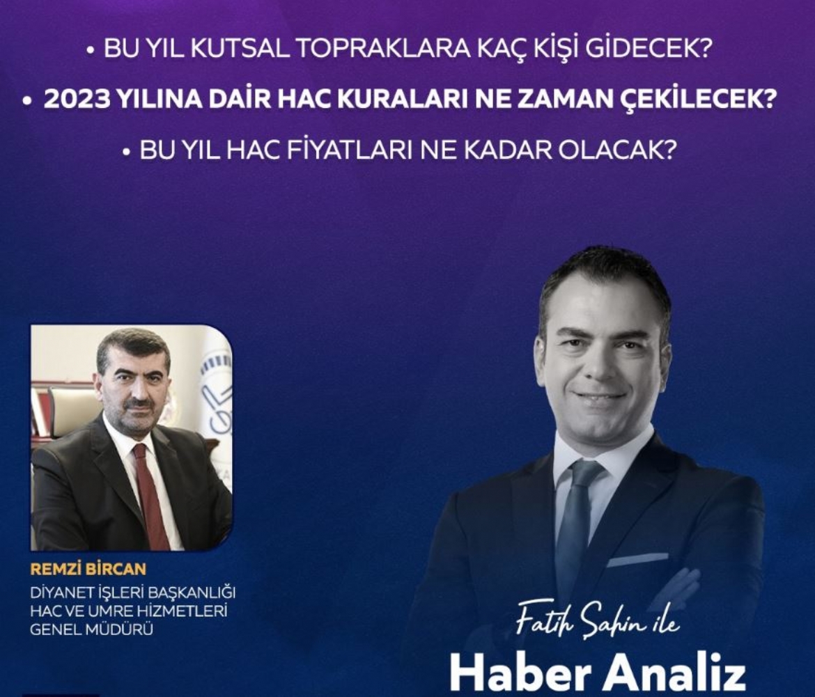 Hac Kuraları 15 Şubat’ta çekiliyor…