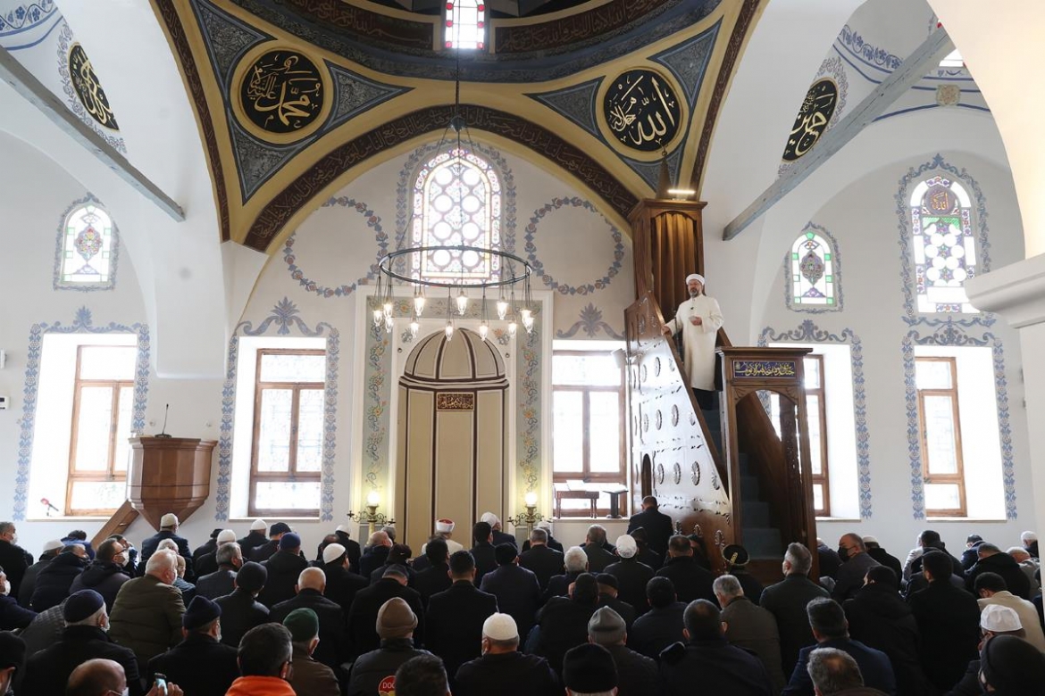 Diyanet İşleri Başkanı Erbaş, Kastamonu Nasrullah Camii’nde hutbe irad etti