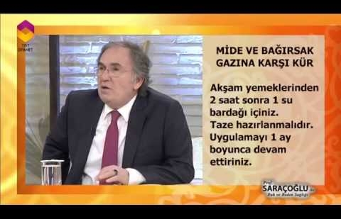 Mide ve Bağırsak Gazına Karşı Kür