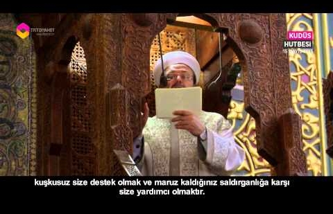 Prof. Dr. Mehmet Görmez'in Tarihi Kudüs Hutbesi