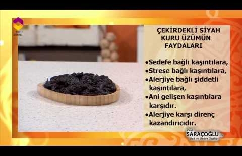 Tıbbi Bitkiler - Çekirdekli Siyah Kuru Üzüm