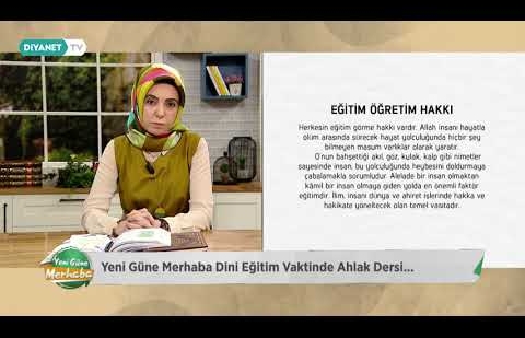 Ahlak - Dini Eğitim Vakti 4.Bölüm