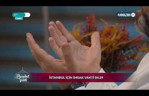 Diyanet İşleri Başkanı Prof. Dr. Ali Erbaş, Bereket Vakti'nde tüm Müslümanlar İçin Dua Etti