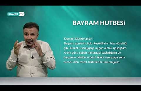 İşaret Diliyle Bayram Hutbesi - (Kurban Bayramı 2019)