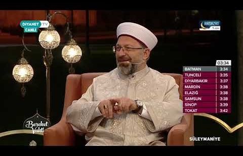 Kur'an Demek, Peygamberimiz'in Ahlakı Demektir - Prof. Dr. Ali Erbaş