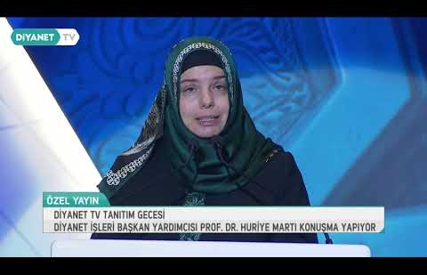 Prof. Dr. Huriye Martı, Diyanet TV Tanıtım Gecesi'nde Konuştu