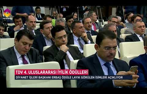 TDV 4.Uluslararası İyilik Ödülleri'nin Sahipleri Belli Oldu