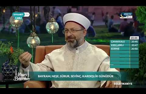 Bayram Toplumsal Barış ve Esenliktir -  Prof. Dr. Ali Erbaş